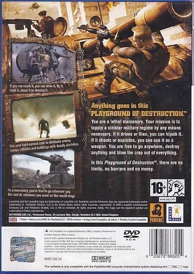 Mercenaries Playground of Destruction - PS2 (Genbrug)